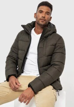Indicode Jeans Hebert - Winterjas - Army -Lyno Kleding Winkel 621c9d8ddc224f9a9257aca750f386b5