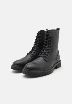 Pier One Veterboots - Black -Lyno Kleding Winkel 6464b8b1a3514443960108e1bb5c18e4
