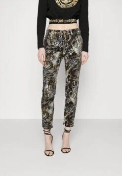 JUST CAVALLI Super Trousers Pocket - Straight Leg Jeans - Honey Mustard