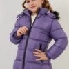 LELA Regular Fit - Winterjas - Lilac -Lyno Kleding Winkel 65f08ac94c854bd3bafa1b17e2846023