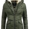 Navahoo Megan - Winterjas - Olive Green -Lyno Kleding Winkel 6786c3b05c684375ad4c775d3e21fe26