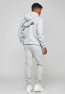 SikSilk Script Embroidery- Hoodie - Grey Marl 11 SikSilk Script Embroidery- Hoodie - Grey Marl -Lyno Kleding Winkel 68ee5bf78a36479cb4371f35acceb5ef