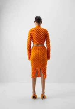 Spiky Cardigan - Vest - Orange 12 Spiky Cardigan - Vest - Orange -Lyno Kleding Winkel 6adf4f2ca55e4b29969d33a7394e084d