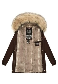 Navahoo Cristal - Winterjas - Dark Choco -Lyno Kleding Winkel 6c059f3810414e44a280cc916fc10f55