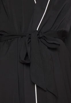 Anna Field Amanda Satin Dressing Gown - Badjas - Black -Lyno Kleding Winkel 76ccbeb28855490c87e470ed3917648a