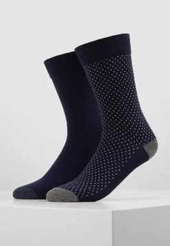 Pier One 5 Pack - Sokken - Dark Blue/Mottled Grey -Lyno Kleding Winkel 790f625375ae42a0a115f29641ff457a