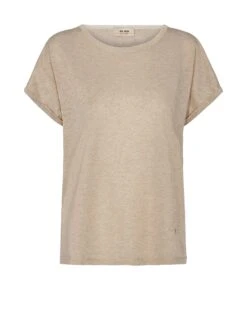 Mos Mosh Kay Tee - T-Shirt Basic - Gold -Lyno Kleding Winkel 79dcb027171c49339f351b79ff546c98