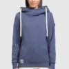 Khujo Rhabea - Hoodie - Dunkelblau -Lyno Kleding Winkel 7b06425f3cfa426198d1ce1cd904d2a5