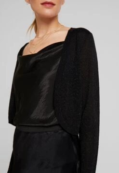 Kaffe Kaankra Bolero - Vest - Deep Black -Lyno Kleding Winkel 7b7580409a8c44a79818799b4b274dca