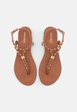 Anna Field Teensandalen - Cognac/Gold -Lyno Kleding Winkel 7c596d3d4dd6464c819a2b72b8deb71f