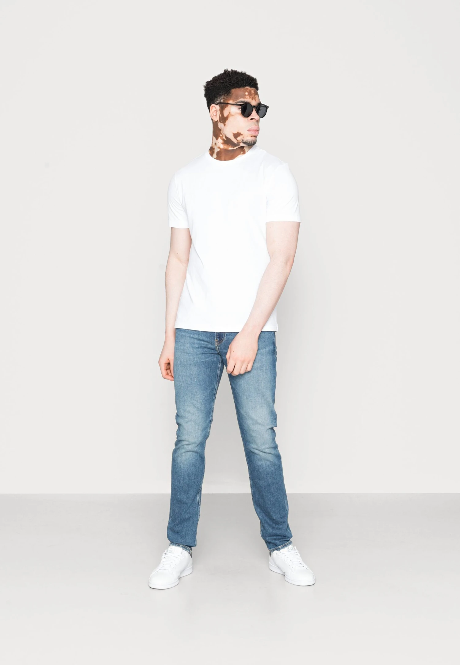 Pier One 10 Pack - T-Shirt Basic - Mottled Light Grey/Black/White 3 Pier One 10 Pack - T-Shirt Basic - Mottled Light Grey/Black/White