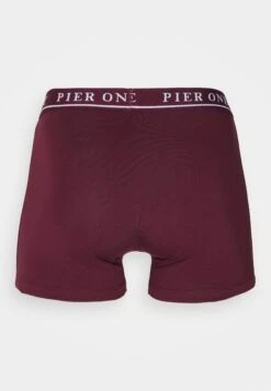 Pier One 5 Pack - Onderbroeken - Bordeaux/Mottled Grey -Lyno Kleding Winkel 7da8844dcdf84f679d2ae215c1b81ed3