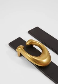 Coach Sculpted Reversible Belt - Riem - Black/Saddle -Lyno Kleding Winkel 7f9fe237f2df4489beeab3be15a246b4