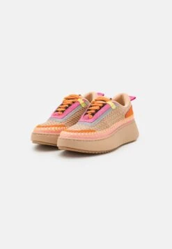 Steve Madden Doubletake - Sneakers Laag - Natural/Orange -Lyno Kleding Winkel 7fad81723c1f4ea28d9f2ba96fb21e38