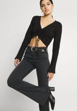 Lee Breese - Flared Jeans - Washed Black -Lyno Kleding Winkel 82a30d265d7b4922abf228ae3db9b454