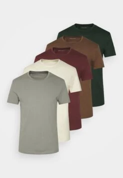 Pier One 5 Pack - T-Shirt Basic - Bordeaux/Light Grey/Brown 14 Pier One 5 Pack - T-Shirt Basic - Bordeaux/Light Grey/Brown -Lyno Kleding Winkel 83cca5e18c004829aaae044651c3ddc2