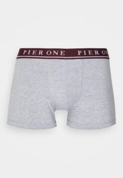 Pier One 5 Pack - Onderbroeken - Bordeaux/Mottled Grey -Lyno Kleding Winkel 8798162d0ce745f0998190a914ff7dd6