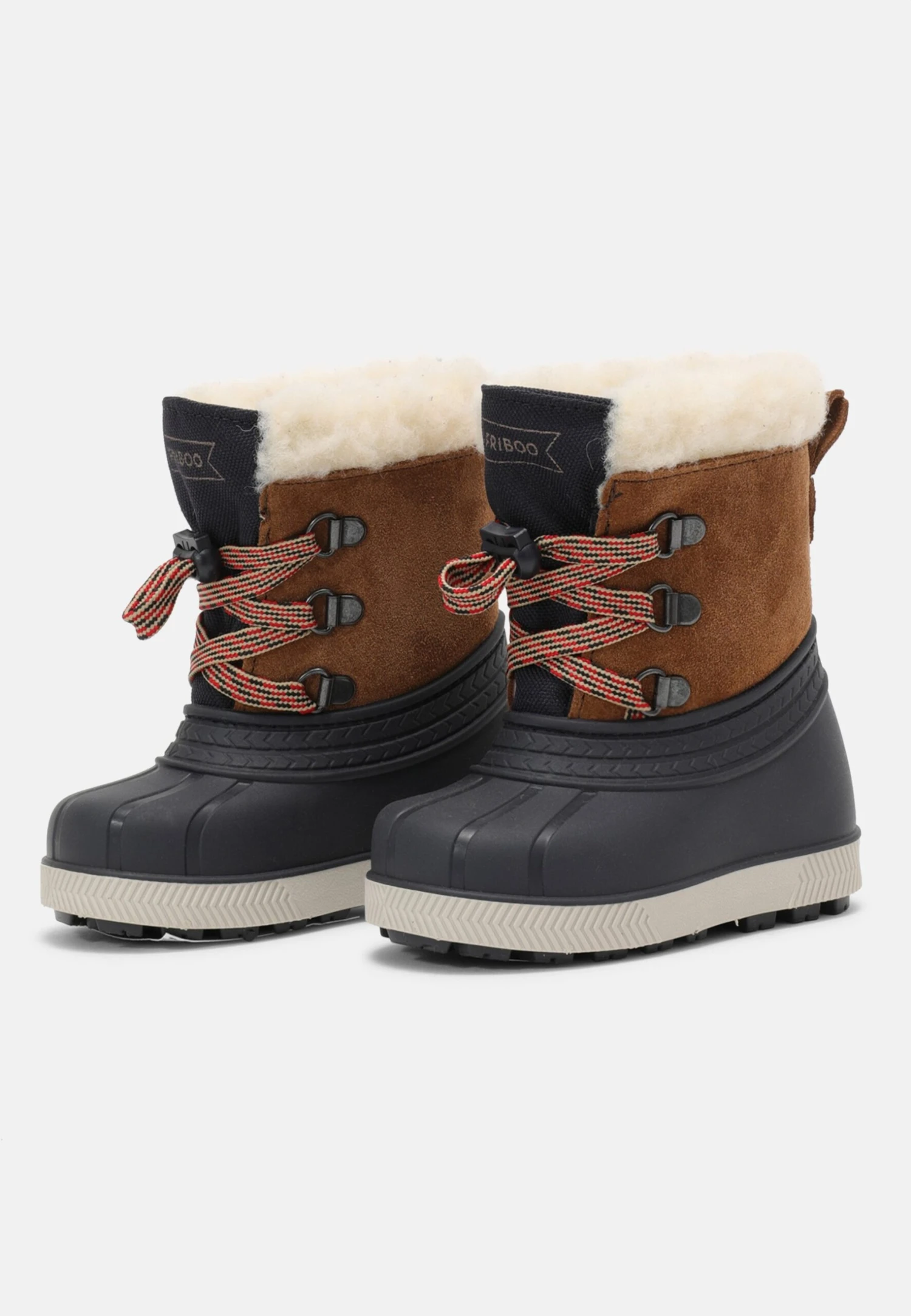 Friboo Leather Unisex - Snowboots- Cognac 4 Friboo Leather Unisex - Snowboots- Cognac - Afbeelding 2