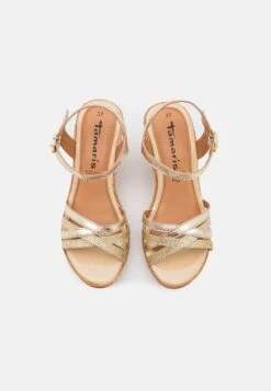 Tamaris Sandalen Met Hoge Hak - Light Gold 13 Tamaris Sandalen Met Hoge Hak - Light Gold -Lyno Kleding Winkel 8c8a066a49e7460cbc5352587f615569