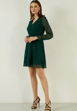 LELA Mini- Jurk - Petrol Blue 11 LELA Mini- Jurk - Petrol Blue -Lyno Kleding Winkel 8d8cc3759043454b8467934ba98d785a