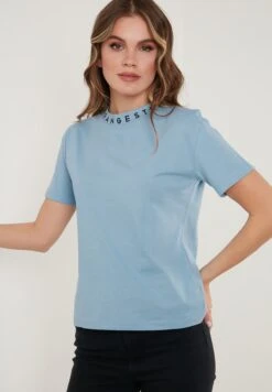 LELA Regular Fit - T-Shirt Print - Baby Blue -Lyno Kleding Winkel 8dbde2c535f04560b944d6b99d5ef278