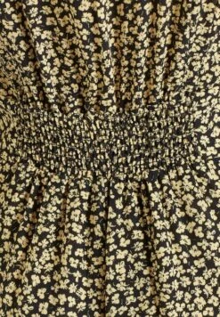 Khujo Borgia - Jumpsuit - Schwarz-Gelb Geblümt -Lyno Kleding Winkel 93a86bde606141debb3d91824275c77c