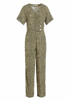 Khujo Borgia - Jumpsuit - Schwarz-Gelb Geblümt -Lyno Kleding Winkel 94c94a900955432e91ca478d2d81a101