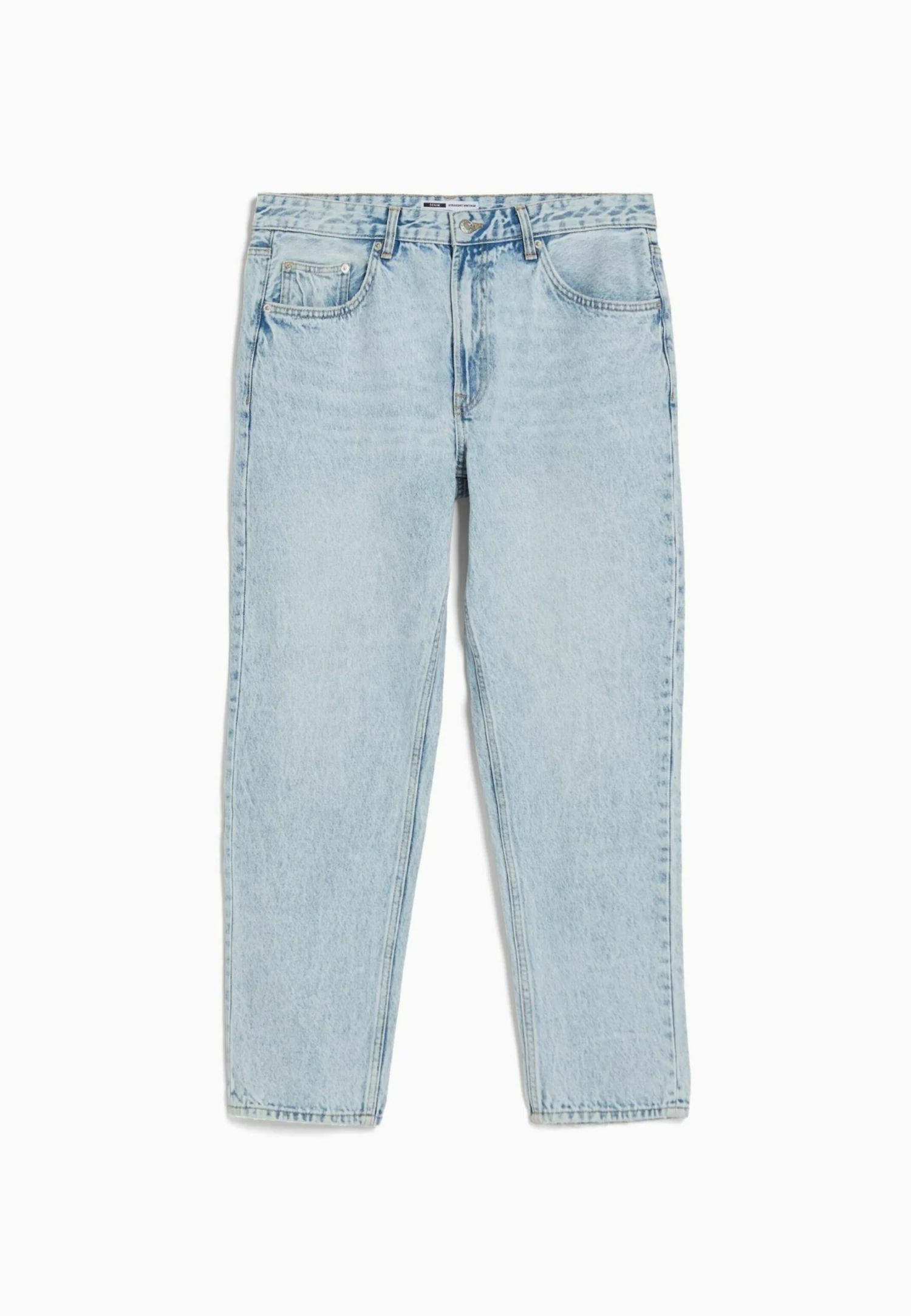 BERSHKA Vintage - Straight Leg Jeans - Light Blue 7 BERSHKA Vintage - Straight Leg Jeans - Light Blue - Afbeelding 5
