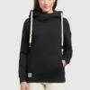 Khujo Rhabea - Hoodie - Schwarz -Lyno Kleding Winkel a5f7ed74af40494e8bd962a6e3933d34