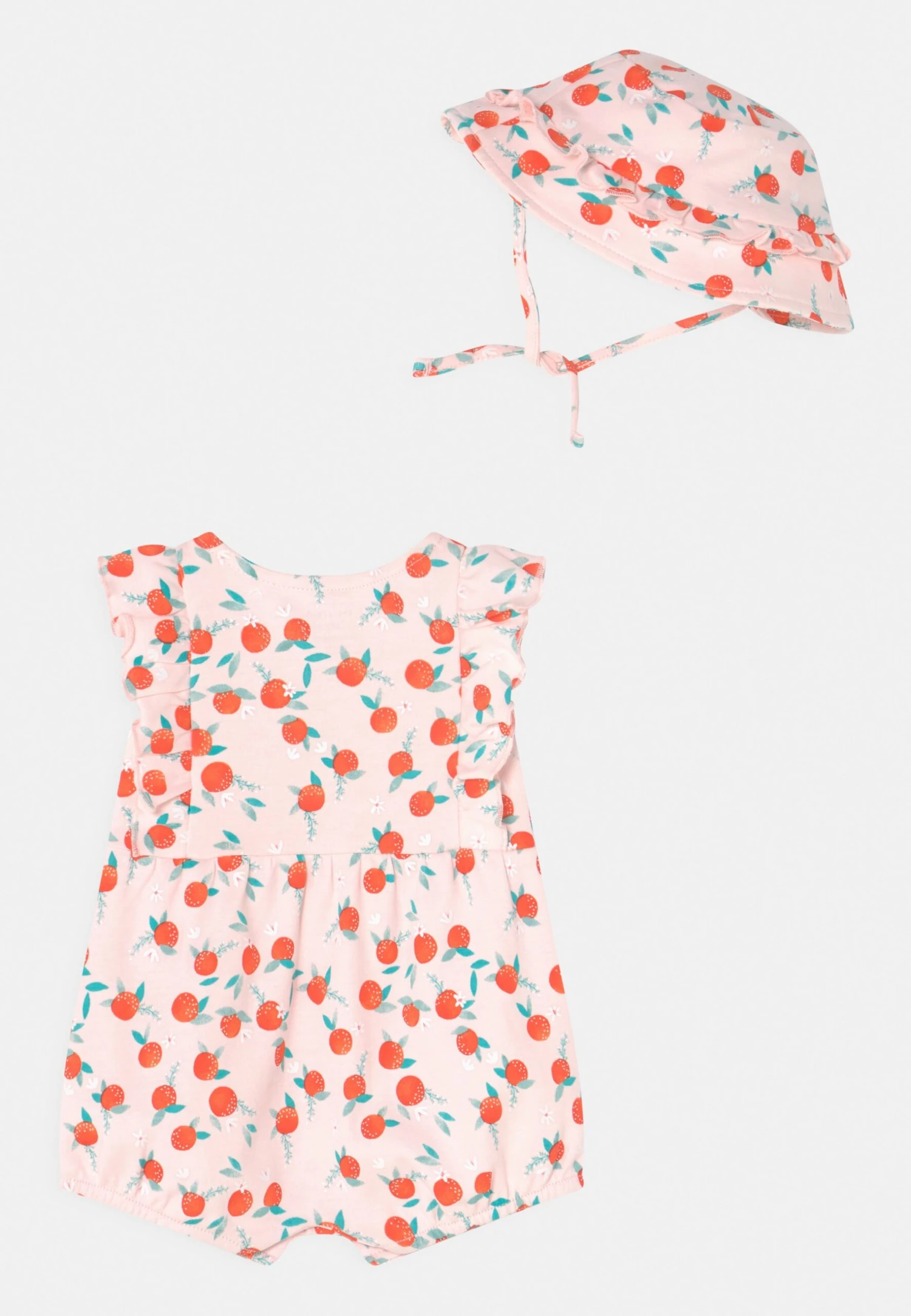 Carrement Beau All In One Hat Baby Set - Jumpsuit - Apricot 4 Carrement Beau All In One Hat Baby Set - Jumpsuit - Apricot - Afbeelding 2