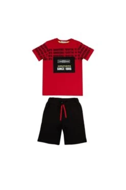 LELA Regular Fit Shorts And T-Shirt - Shorts - Red 13 LELA Regular Fit Shorts And T-Shirt - Shorts - Red -Lyno Kleding Winkel af060e774c74403e84f15e0518b97f3e