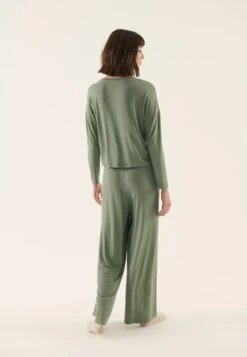 Anna Field Wide Leg - Pyjama - Khaki -Lyno Kleding Winkel b221e0d411444a8fbb6c134598d86d40
