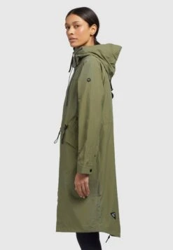 Khujo Marnia - Regenjas - Olivgrün -Lyno Kleding Winkel b222e9ab5ed5407fb4c1dbabbce6ece1