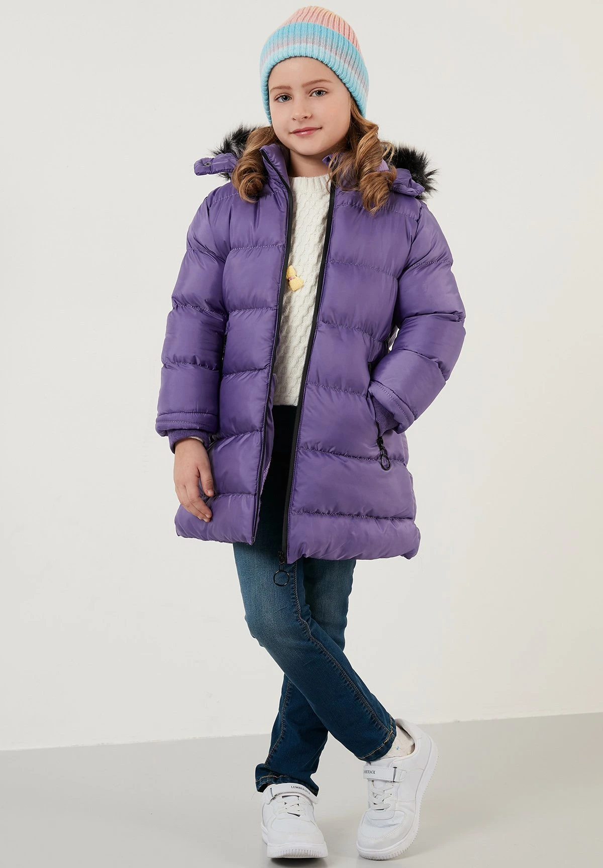 LELA Regular Fit - Winterjas - Lilac 4 LELA Regular Fit - Winterjas - Lilac - Afbeelding 2