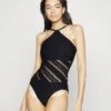 Seafolly Marrakesh High Neck One Piece - Badpak - Black -Lyno Kleding Winkel bc101897c2694deb91fcfb27e688ebed