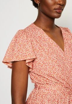 Anna Field Jurk - Brown/White -Lyno Kleding Winkel bd5c221358784b13845a06ac72b3cf08