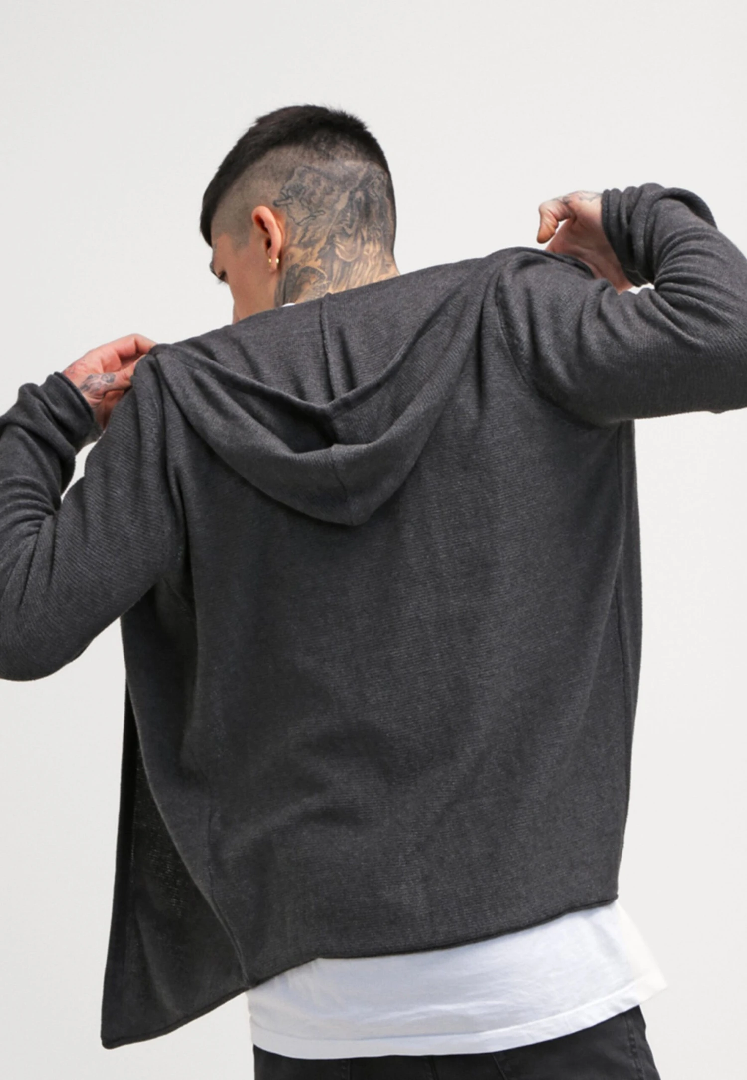 Pier One Vest - Mottled Dark Grey 5 Pier One Vest - Mottled Dark Grey - Afbeelding 3