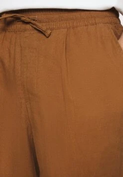 Pier One Drawcord Trousers Linen Blend - Broek - Brown -Lyno Kleding Winkel bedf8e1eb0ea4ab1b26ff4d546d32792
