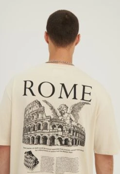YOURTURN Rome Tee Unisex - T-Shirt Print - Mottled Light Brown 9 YOURTURN Rome Tee Unisex - T-Shirt Print - Mottled Light Brown -Lyno Kleding Winkel c774f4903f4a4a26b535e119279a3abe