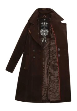 Navahoo Wooly - Halflange Jas - Dark Choco -Lyno Kleding Winkel c8d79417e3e94380bff0d4cd22e5c416