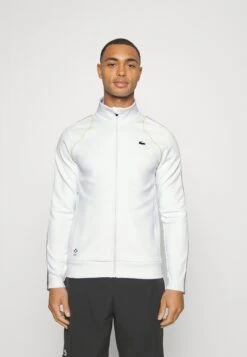 Lacoste Sport Tennis Jacket Med - Trainingsvest - Blanc Jaune