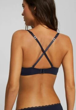 ESPRIT Feminine Sexy Padded Bra - Beugel Bh - Navy -Lyno Kleding Winkel d57be941399c45ec9761d2cdc82ff068