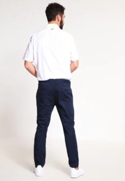 Pier One Chino - Dark Blue -Lyno Kleding Winkel d781d37eda76425a93e9a0a3b37f56fe
