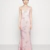Wedding Gigi One Shoulder Print Maxi - Galajurk - Peach Print