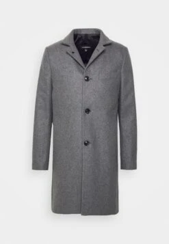 J.Lindeberg Holger Melton Coat - Mantel - Mid Grey Melange -Lyno Kleding Winkel decfab5bcd294b989c19ee2a2a4e21f0