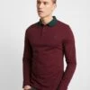 Pier One Muscle Fit - Poloshirt - Bordeaux -Lyno Kleding Winkel e02219a0f1054fb4b28f46862d5a9243