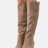 Alma En Pena Overknee Laarzen - Beige -Lyno Kleding Winkel e4aea73bcb054c29bd3d9e46c284426f