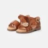 Friboo Leather Sandals - Sandalen - Cognac -Lyno Kleding Winkel e9460cf145d04f00b76f273dad8868b3