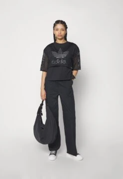 Adidas Originals Big Logo Tee 2 In 1 - T-Shirt Print - Black -Lyno Kleding Winkel eff972c846524095aed507c8e78aaff1