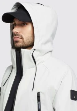 Khujo Adam - Regenjas - Hellgrau -Lyno Kleding Winkel f2ed6511727a4d16ae89f9269239cf96